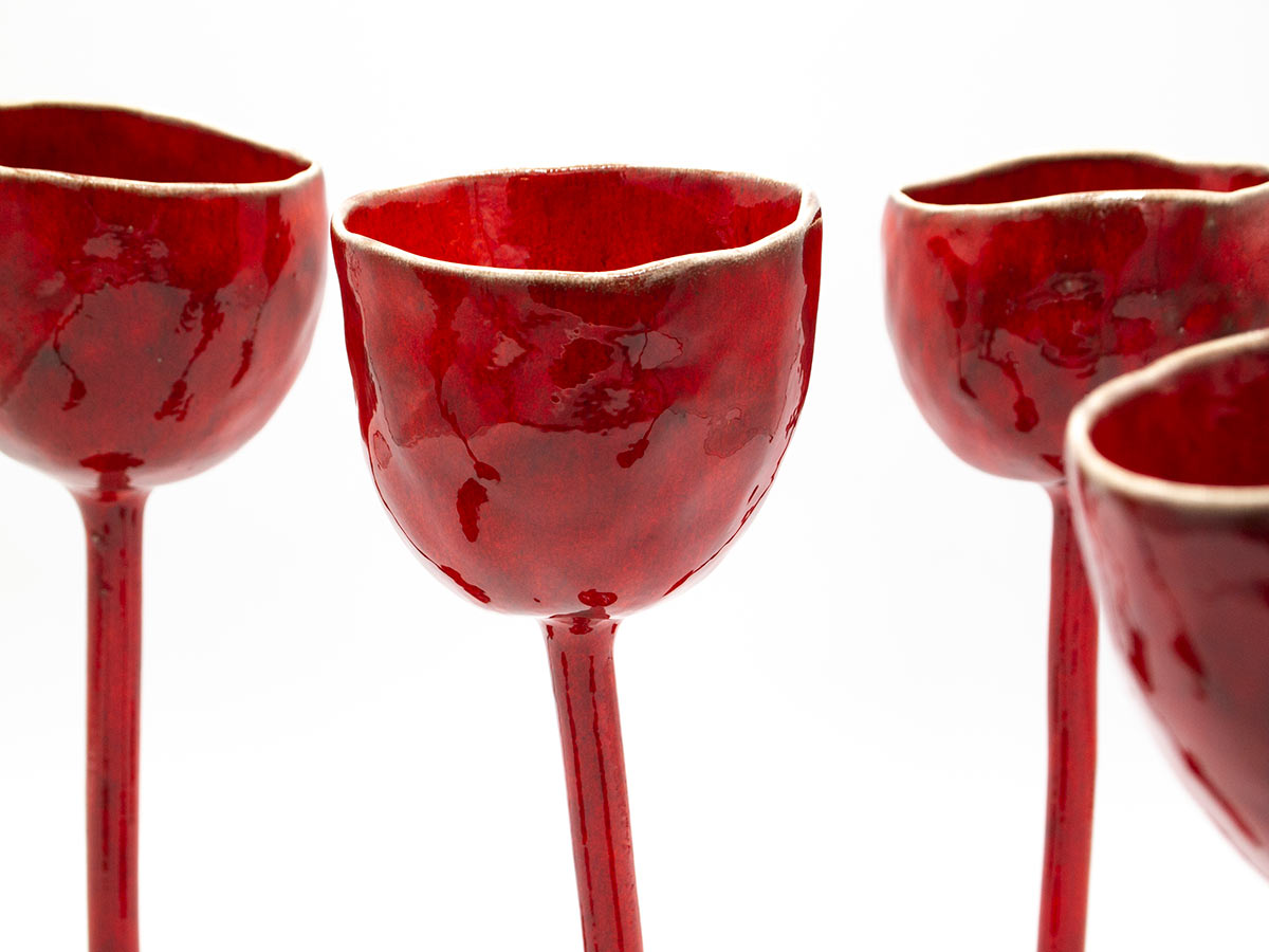 Calice BLOOM Coral Red